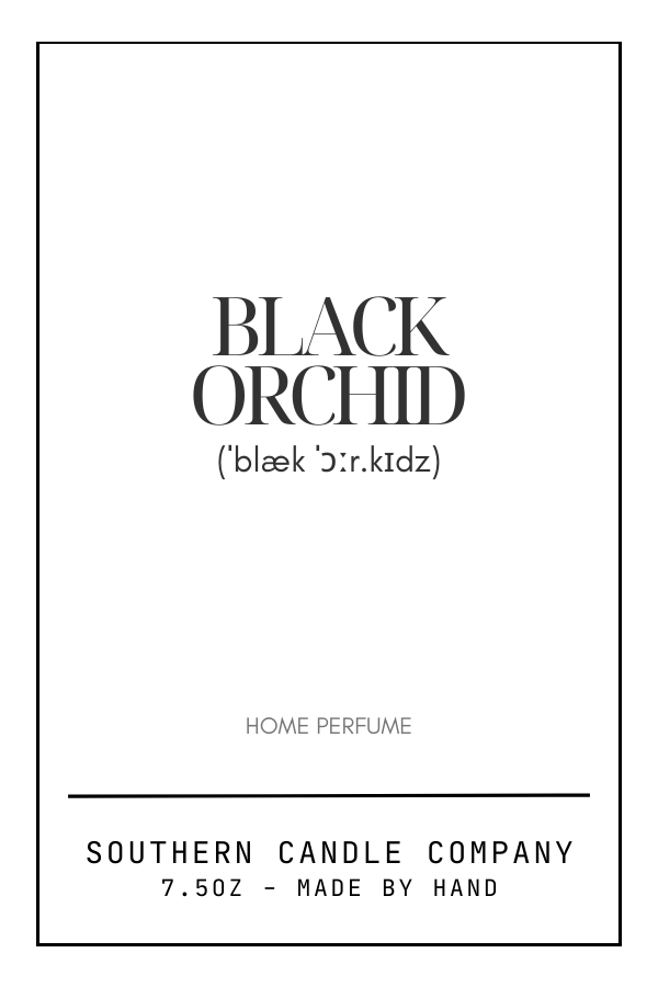 Black Orchid Home Perfume