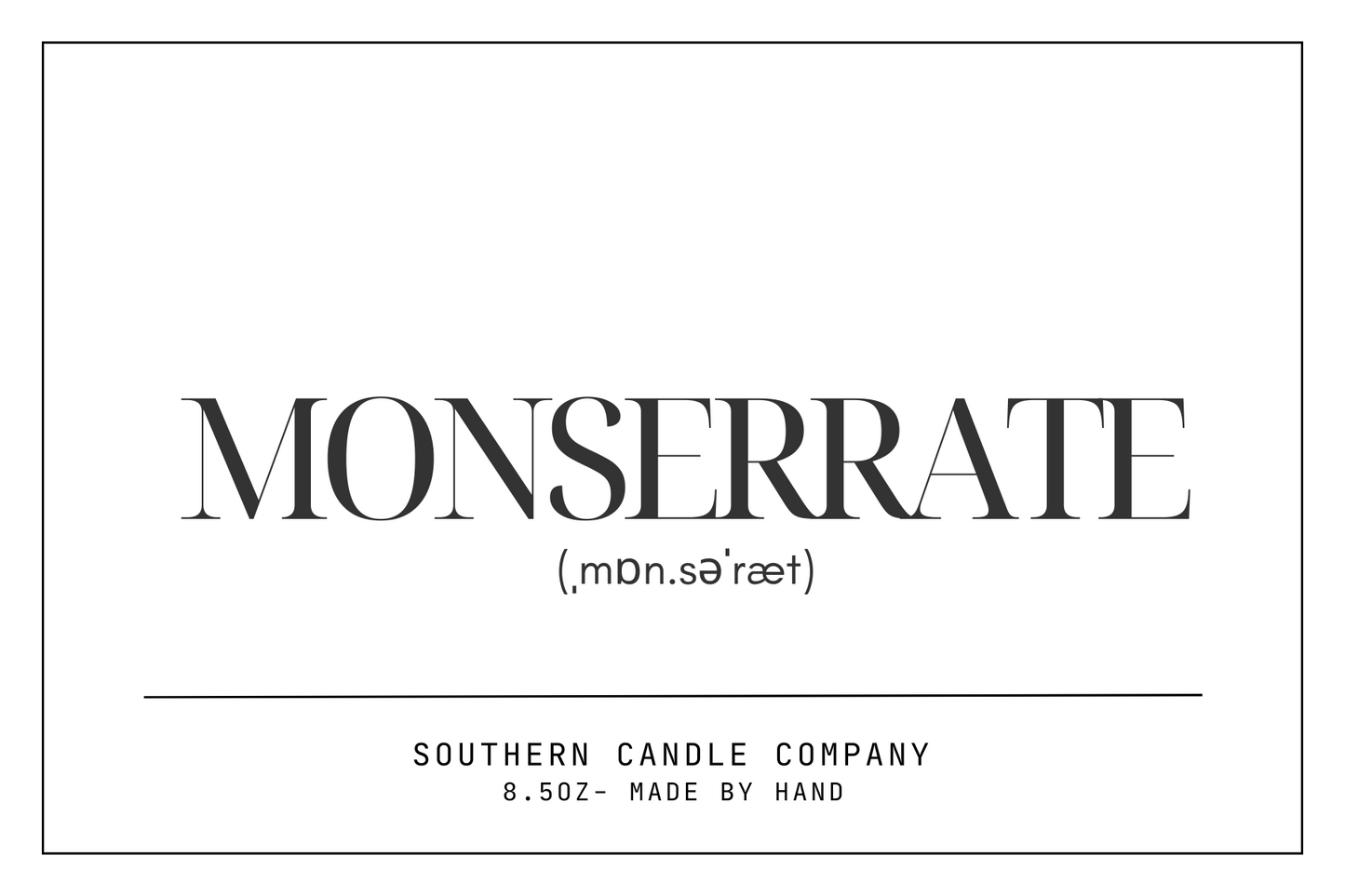 Monserrate Candle