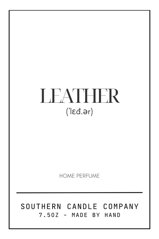 Leather Home Perfume