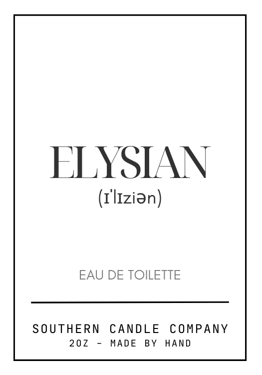 2oz Elysian Eau De Toilette